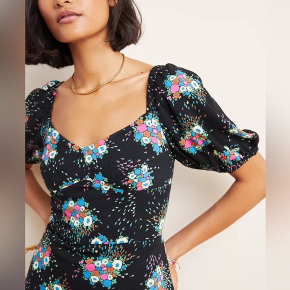 Anthropologie Scarletta Sweetheart Mini Dress - Picture 2 of 6